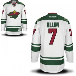 Minnesota Wild Jonathon Blum Official White Reebok Premier Women's Away NHL Hockey Jersey