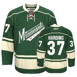 Minnesota Wild Josh Harding Official Green Reebok Authentic Adult Third NHL Hockey Jersey