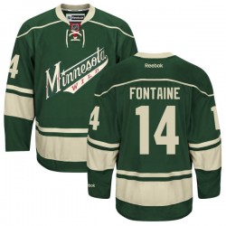 Minnesota Wild Justin Fontaine Official Green Reebok Premier Women's Alternate NHL Hockey Jersey