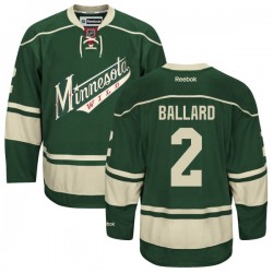 Minnesota Wild Keith Ballard Official Green Reebok Authentic Women's Alternate NHL Hockey Jersey