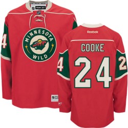 Minnesota Wild Matt Cooke Official Red Reebok Premier Adult Home NHL Hockey Jersey