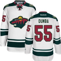 Minnesota Wild Matt Dumba Official White Reebok Authentic Adult Away NHL Hockey Jersey
