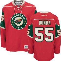 Minnesota Wild Matt Dumba Official Red Reebok Premier Adult Home NHL Hockey Jersey