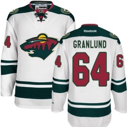 Minnesota Wild Mikael Granlund Official White Reebok Authentic Adult Away NHL Hockey Jersey