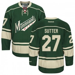 Minnesota Wild Brett Sutter Official Green Reebok Premier Women's Alternate NHL Hockey Jersey