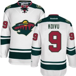 Minnesota Wild Mikko Koivu Official White Reebok Premier Adult Away NHL Hockey Jersey
