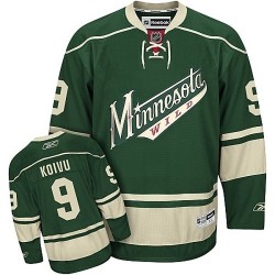 Minnesota Wild Mikko Koivu Official Green Reebok Authentic Youth Third NHL Hockey Jersey