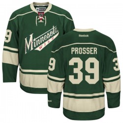 Minnesota Wild Nate Prosser Official Green Reebok Authentic Women's Alternate NHL Hockey Jersey