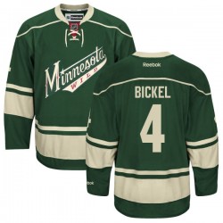 Minnesota Wild Stu Bickel Official Green Reebok Premier Women's Alternate NHL Hockey Jersey