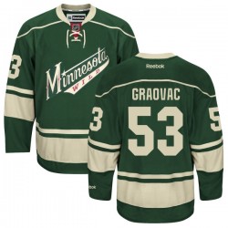 Minnesota Wild Tyler Graovac Official Green Reebok Premier Women's Alternate NHL Hockey Jersey