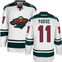 Minnesota Wild Zach Parise Official White Reebok Authentic Adult Away NHL Hockey Jersey