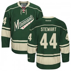 Minnesota Wild Chris Stewart Official Green Reebok Authentic Women's Alternate NHL Hockey Jersey