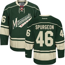 Minnesota Wild Jared Spurgeon Official Green Reebok Authentic Adult Third NHL Hockey Jersey