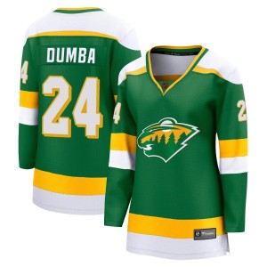 Minnesota Wild Matt Dumba Official Green Fanatics Branded Breakaway Women's Special Edition 2.0 NHL Hockey Jersey