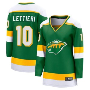 Minnesota Wild Vinni Lettieri Official Green Fanatics Branded Breakaway Women's Special Edition 2.0 NHL Hockey Jersey