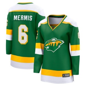 Minnesota Wild Dakota Mermis Official Green Fanatics Branded Breakaway Women's Special Edition 2.0 NHL Hockey Jersey