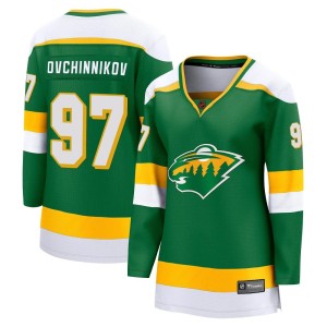 Minnesota Wild Dmitry Ovchinnikov Official Green Fanatics Branded Breakaway Women's Special Edition 2.0 NHL Hockey Jersey