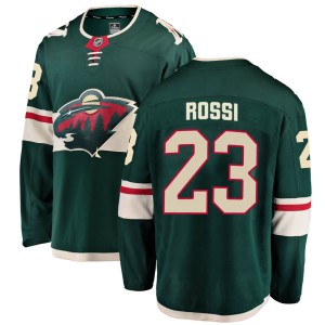 Minnesota Wild Marco Rossi Official Green Fanatics Branded Breakaway Adult Home NHL Hockey Jersey