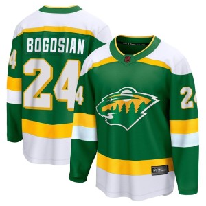 Minnesota Wild Zach Bogosian Official Green Fanatics Branded Breakaway Youth Special Edition 2.0 NHL Hockey Jersey