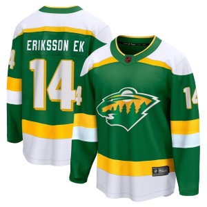 Minnesota Wild Joel Eriksson Ek Official Green Fanatics Branded Breakaway Youth Special Edition 2.0 NHL Hockey Jersey