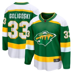 Minnesota Wild Alex Goligoski Official Green Fanatics Branded Breakaway Youth Special Edition 2.0 NHL Hockey Jersey