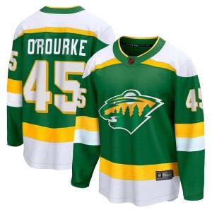 Minnesota Wild Ryan O'Rourke Official Green Fanatics Branded Breakaway Youth Special Edition 2.0 NHL Hockey Jersey