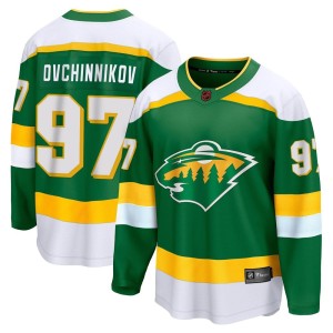 Minnesota Wild Dmitry Ovchinnikov Official Green Fanatics Branded Breakaway Youth Special Edition 2.0 NHL Hockey Jersey
