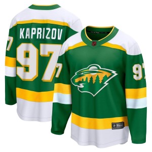 Minnesota Wild Kirill Kaprizov Official Green Fanatics Branded Breakaway Adult Special Edition 2.0 NHL Hockey Jersey