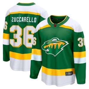 Minnesota Wild Mats Zuccarello Official Green Fanatics Branded Breakaway Adult Special Edition 2.0 NHL Hockey Jersey