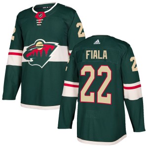 Minnesota Wild Kevin Fiala Official Green Adidas Authentic Youth Home NHL Hockey Jersey