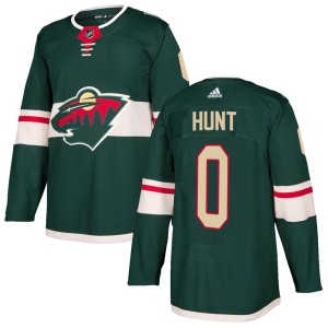 Minnesota Wild Daemon Hunt Official Green Adidas Authentic Adult Home NHL Hockey Jersey