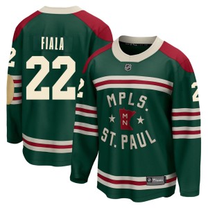 Minnesota Wild Kevin Fiala Official Green Fanatics Branded Breakaway Youth 2022 Winter Classic NHL Hockey Jersey