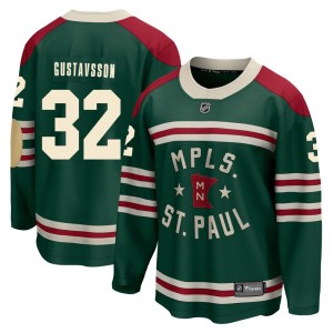 Minnesota Wild Filip Gustavsson Official Green Fanatics Branded Breakaway Youth 2022 Winter Classic NHL Hockey Jersey