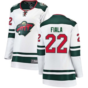 Minnesota Wild Kevin Fiala Official White Fanatics Branded Breakaway Women's Away NHL Hockey Jersey
