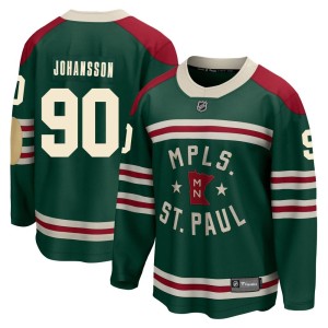 Minnesota Wild Marcus Johansson Official Green Fanatics Branded Breakaway Adult 2022 Winter Classic NHL Hockey Jersey