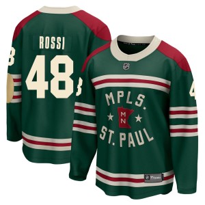 Minnesota Wild Marco Rossi Official Green Fanatics Branded Breakaway Adult 2022 Winter Classic NHL Hockey Jersey