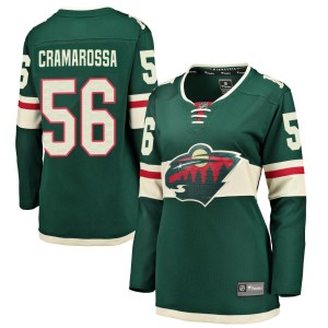 Minnesota Wild Joseph Cramarossa Official Green Fanatics Branded Breakaway Women's Home NHL Hockey Jersey