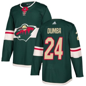 Minnesota Wild Matt Dumba Official Green Adidas Authentic Youth Home NHL Hockey Jersey